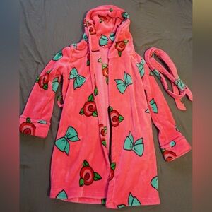 Betsey Johnson robe with hood